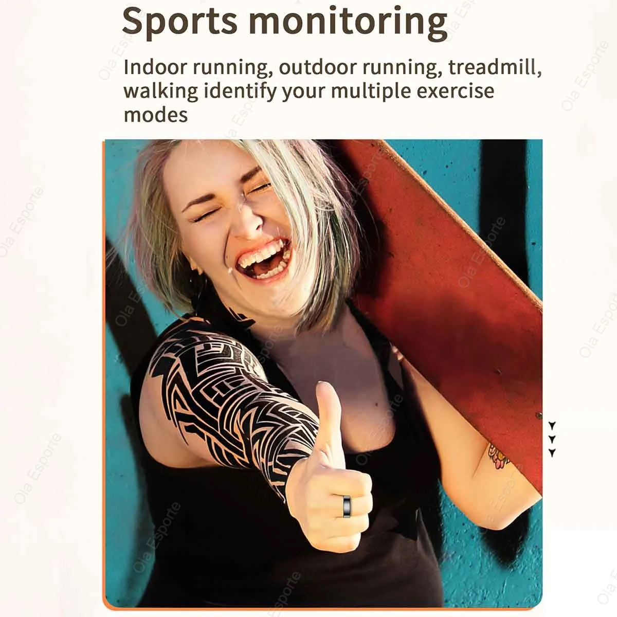 Anillo Inteligente con Base de Carga – Monitor de Salud, Sueño y Ritmo Cardíaco para Hombre y Mujer · Resistente al Agua IP68 y 5ATM · Modo Multideporte