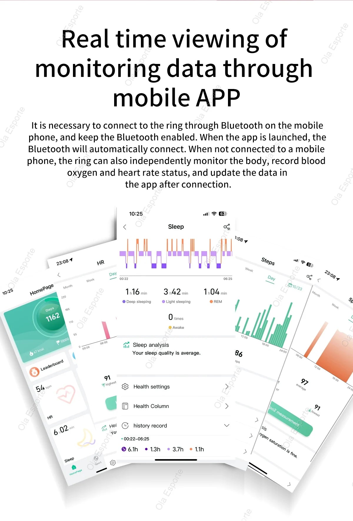 Anillo Inteligente con Base de Carga – Monitor de Salud, Sueño y Ritmo Cardíaco para Hombre y Mujer · Resistente al Agua IP68 y 5ATM · Modo Multideporte