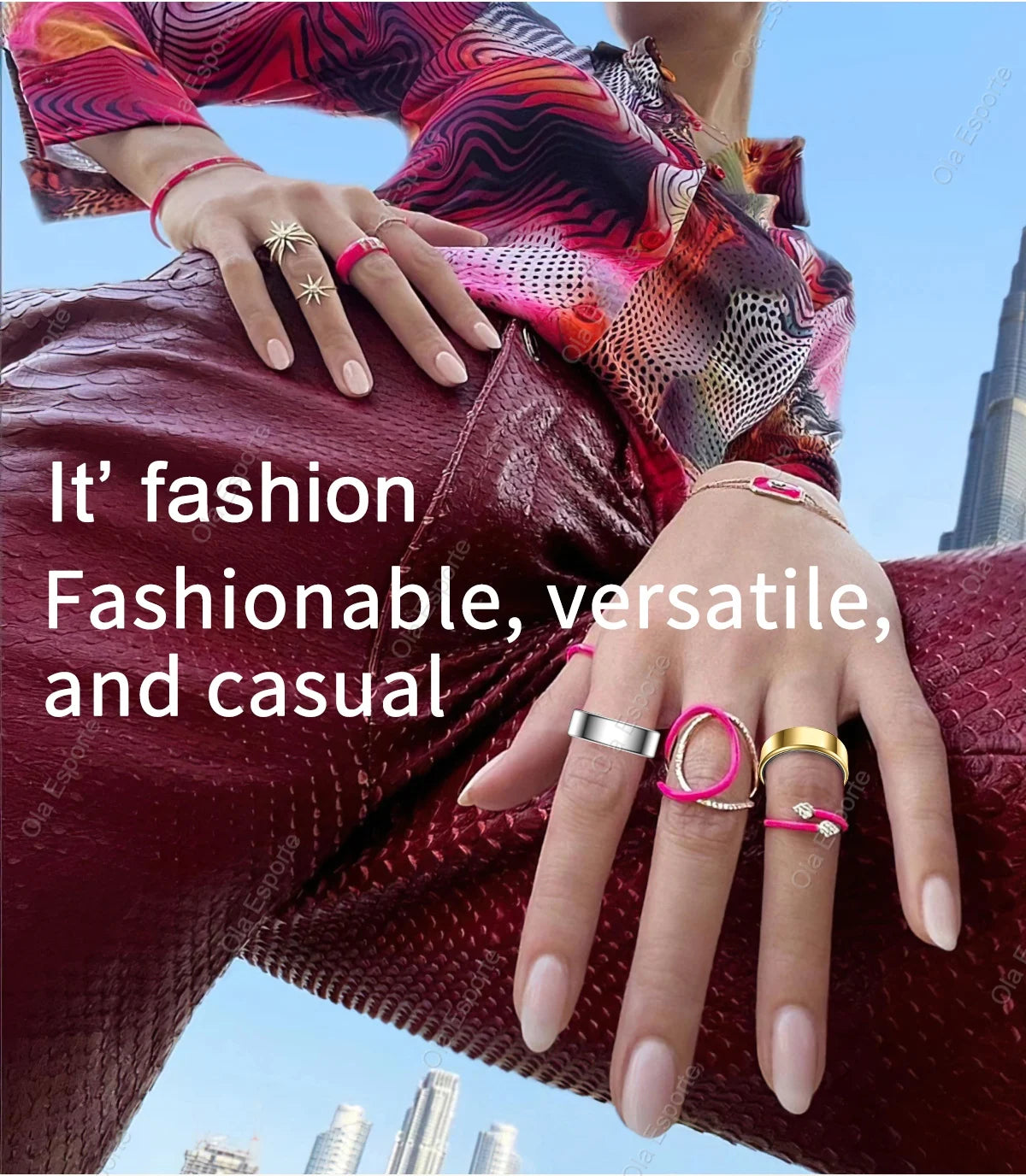 Anillo Inteligente con Base de Carga – Monitor de Salud, Sueño y Ritmo Cardíaco para Hombre y Mujer · Resistente al Agua IP68 y 5ATM · Modo Multideporte